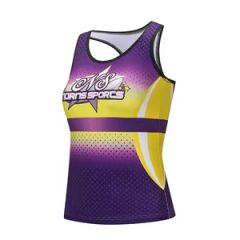Wholesale Clothes High School Cheer Uniforms Dance Costumes Practice Tank Tops - Image 3