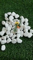 China Cheaper Round Snow White Pebbles - Profound Glass Co., Ltd