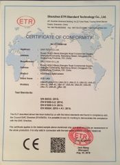 CE-EMC certificate from UNA Tech Co., Ltd.