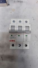 16A Ceyone MCB Brand Ceyone Frequency 50 Hz No.of Poles 3 Pole Rated current 16 A Curve Type C Curve Current Range 6a To - Image 3