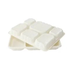 Compostable Disposable 6 Compartments Cornstarch Tableware Tray Food Use - Image 5