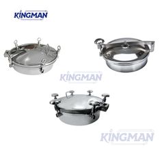 Stainless Steel Sanitary Manhole Cover – Round/Oval/Square, Atmospheric/Pressure, with/without Sight Glass - Image 1