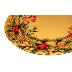 Fade Resistant Transfer Printing Process Disposable Plastic PP Material Wedding Charger Plate - Image 6