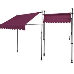 Retractable Awning Height-Adjustable Outdoor Balcony Awning Model NO. H5600 Trademark JUHONG Color Customized Sail Material - Zhejiang Juhong Industry Co., Ltd