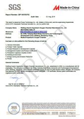 SGS certificate from Weifang Huaxin Hyperbaric Oxygen Chamber Manufacture Co., Ltd.