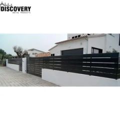 Aluminum Balcony Privacy Fence Profile Louver Frame Bar Horizontal Slat Fencing - Image 6