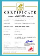 CE certificate from Henan Wealth Machinery Co., Ltd