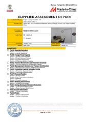 SGS certificate from Fujian Junqing Trade Co., Ltd.