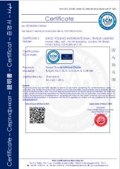 CE certificate from Wuhu Lovelymate Gas Co., Ltd.