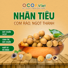 Nhãn Tiêu - Tieu Longan Brand Name OCOP Viet Place of Origin Vietnam Packaging Details - Image 1