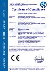 CE EMC Certificate certificate from Shenzhen Heqi Technology Co., Ltd