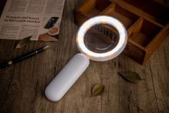 21 LED Handheld Magnifier Reading Lens Magnifying Glass - Image 6
