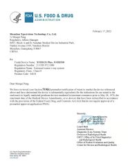 FDA certificate from Jinan Yishili Trading Co., Ltd