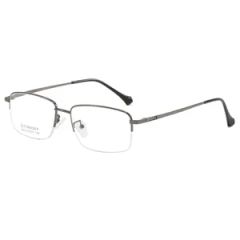 Original Design Square Eye Glasses Male Transparent Acetate Titanium Spectacle Frames - Image 6