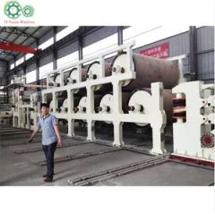 Best Price Fourdrinier Craft Kraft Liner Wheat Straw to Kraft Paper Machinery Paper Crafts Making Machine - Image 3