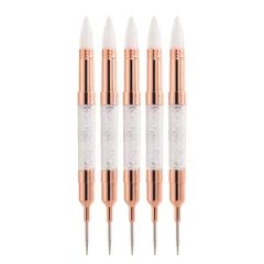 Guyo Custom Double-Side Dotting Tools Logo Custom Handle Metal Hair Kolinsky HS Code 9603290090 Specification #2-#18 Origin Jiangxi. - Image 6