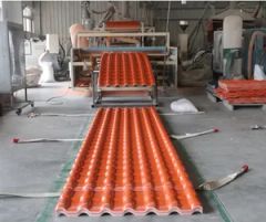 Roof Tiles Type ASA Coated UPVC Synthetic Resin Material Roof Tile - Suzhou SuMei New Material Technology Co., Ltd.