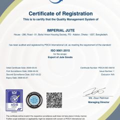 ISO 9001:2015 Quality Management System certificate from MHB GLOBAL NETWORKS