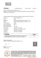 BPA certificate of Hangzhou Meshine Import And Export Co., Ltd – certificate photo, supplier certificates section