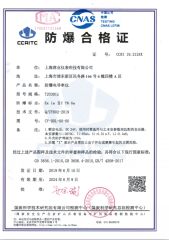 Certificate certificate from Shanghai Chunye Instrument Technology Co., Ltd.