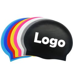 Standard Size Silicone Swimming Caps - Image 1