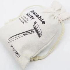 Promotional Drawstring Bags Canvas Drawstring Gift Bag Custom - Image 3