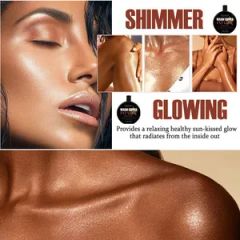 Shimmer Body Oil Organic Shimmering Oil Use Body Gender Female Sample Availabe Feature Tanning Trademark FATAZEN Specification - Image 2