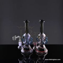 Unique Glass Smoking Water Pipes DAB Oil Rigs Hookah - Image 1