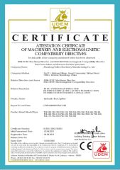 CE certificate of Shandongpaili En Machinery Manufacturing Co., Ltd. – certificate photo, supplier certificates section