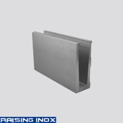 Frameless Glass Balustrade/Glass Channel/Aluminium Glass Railing/U Channel/Baluster/Fencing - QINGDAO RAISING INOX CO., LTD.