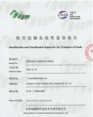 SBS-2Identification and Classification Report for Transport of Goods certificate from GUANGDONG SUNION CHEMICAL&PLASTIC CO., LTD.