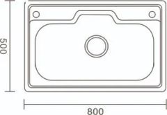OEM Machine 304 Stainless Steel Sink Customizable Kitchen Sinks - Image 2