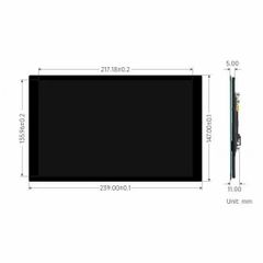 10.1inch Capacitive Touch Display (C) for Raspberry Pi 1280x800 IPS DSI Interface - Image 3