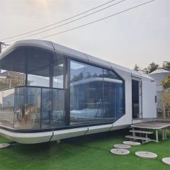 China Professional Manufacture Custom Movable Luxury Modern Mobile Prefabricated Space Capsule Hotel - Image 3