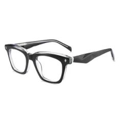 Retro Style Square Fashionable Glasses Acetate Optical Eyewear Frame - Image 2