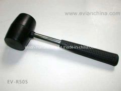 Steel Handle Rubber Hammer (EV-R505) Origin China Trademark EVIAN Model NO. EV-R505 Production Capacity - Image 1