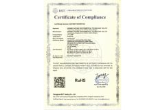 uv lamp Rohs certificate certificate from Ningbo Sunfine Environmental Technology Co., Ltd