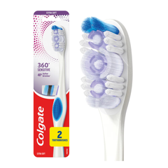 Gentle Colgate Manual Soft Toothbrush For Sensitive Gums With Flexible Bristles And Comfortable Handling For Daily Brush – product photo 3, product detail gallery