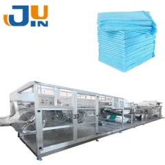 Automatic Disposable Waterproof Under Pad/Pet Pad Machine Origin China Condition New Trademark JUJIN HS Code 84418090 Specification 22× 2× 3 - Image 6