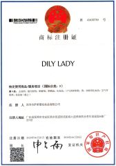DILY LADY certificate from Shenzhen Vili Cosmetics Co., Ltd