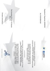 Design Patent certificate from Dongguan Topinsole Commodity Limited