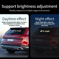 Car LED Display Intelligent Rear Screen Bluetooth Remote Control Car Rear Window Interactive Pixel Expression Light - Image 6