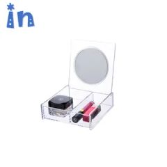PS-Makeup Organizer Plastic Storage Box 6018 MOQ500 14.8x14.8x4.7cm SGS 1PC - Fuzhou Classic Display Co., Ltd