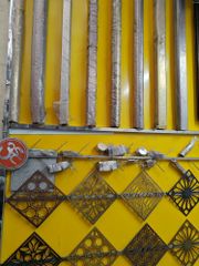 SS Gold PVD Railing System Position Stairs Wheel Width 35 Mm Wheel U Groove Yes Fitting Finish Pvd Wheel Diameter 120 - Image 9
