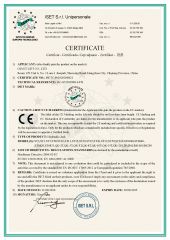 CE-Hydraulic Jack certificate of Giant Lift Co., Ltd. – certificate photo, supplier certificates section