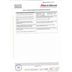 SGS certificate7 certificate from Hubei Space Double Rhombus Logistics Technology Co., Ltd.