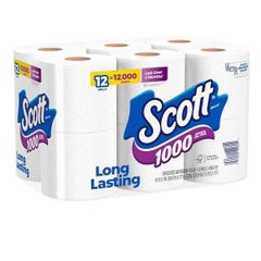 Scott White Toilet Tissue (1000-Sheet 12 Rolls Per Pack) Wholesale - Image 4