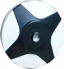 Plastic Electrical Ceiling Rose, Thickness: 6.5 mm Shape Round Color White Brand Harmony Pattern Printed Mounting - A.S.Polymers