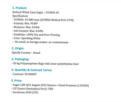 Sugar ICUMSA 45 – product photo 1, product detail gallery