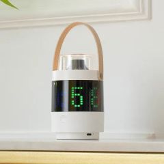 Twt5 New Style Fashion Wireless Bluetooth Speaker LED Display Light APP Control - Image 5